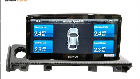 Màn hình DVD Android xe Mazda 6 2018 - nay | Màn Bravigo nguyên khối